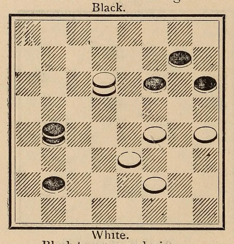 An illustration from Checkers, 1895, leaf 16