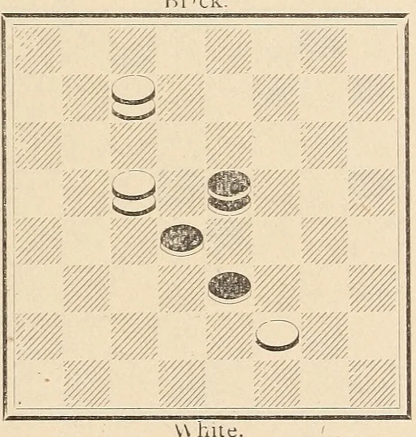 An illustration from Checkers, 1895, leaf 57