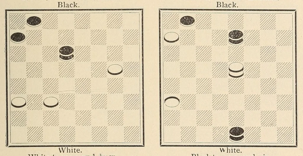 An illustration from Checkers, 1895, leaf 87
