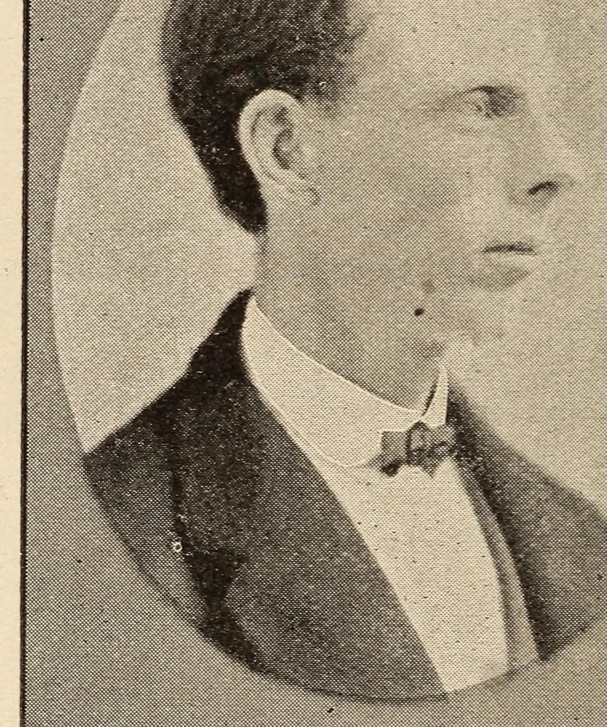 An illustration from Checkers. Stearns' book of portraits of prominent players of the world, 1900, leaf 182