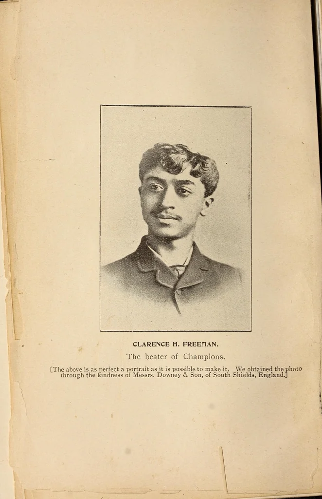 An illustration from Checkers. Stearns' book of portraits of prominent players of the world, 1900, leaf 20