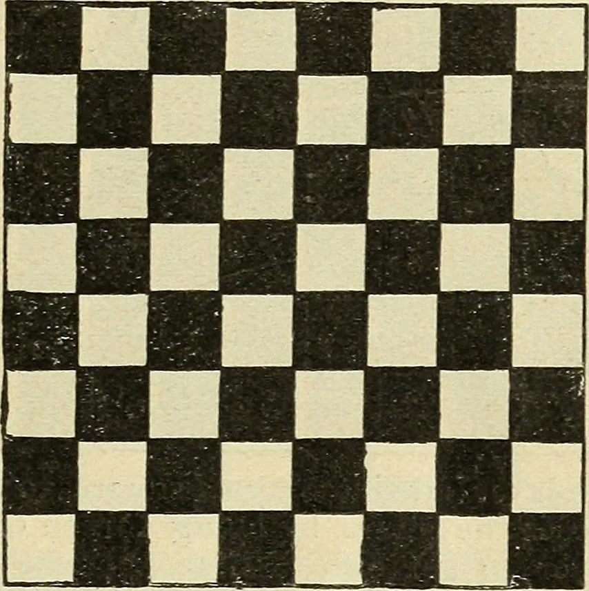An illustration from Checkers; a treatise on the game, 1896, leaf 34