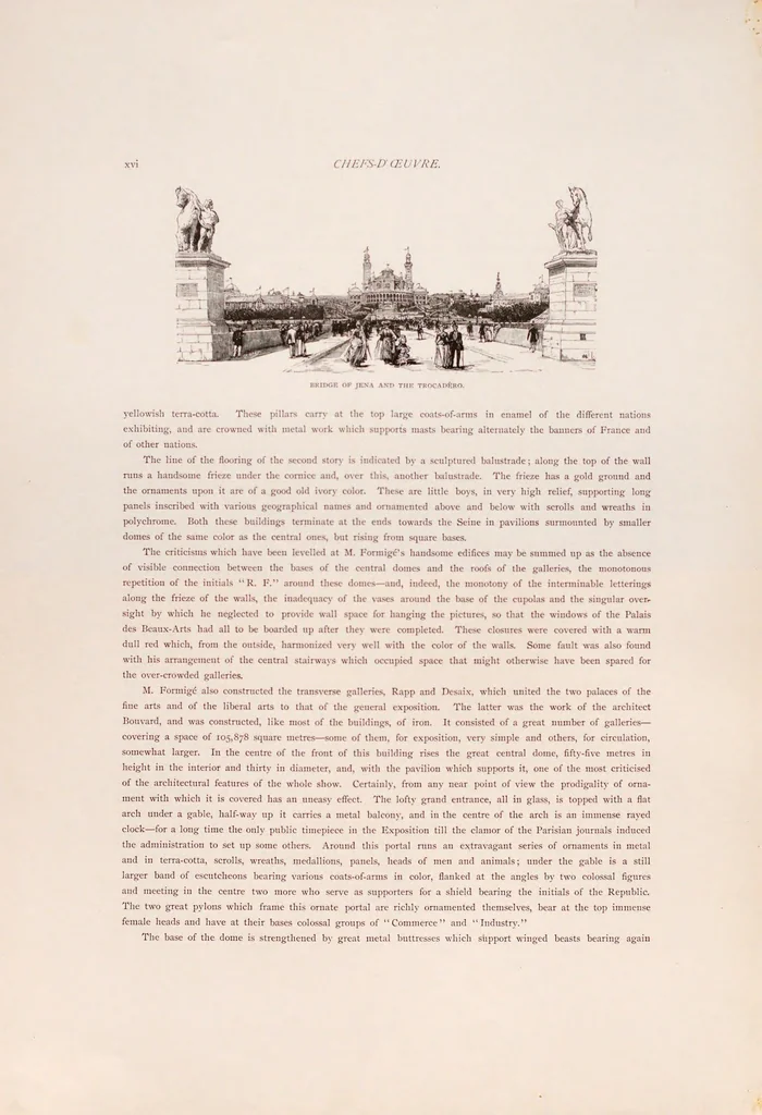 An illustration from Chefs-d'oeuvre de l'Exposition universelle de Paris, 1889, 1889, leaf 33