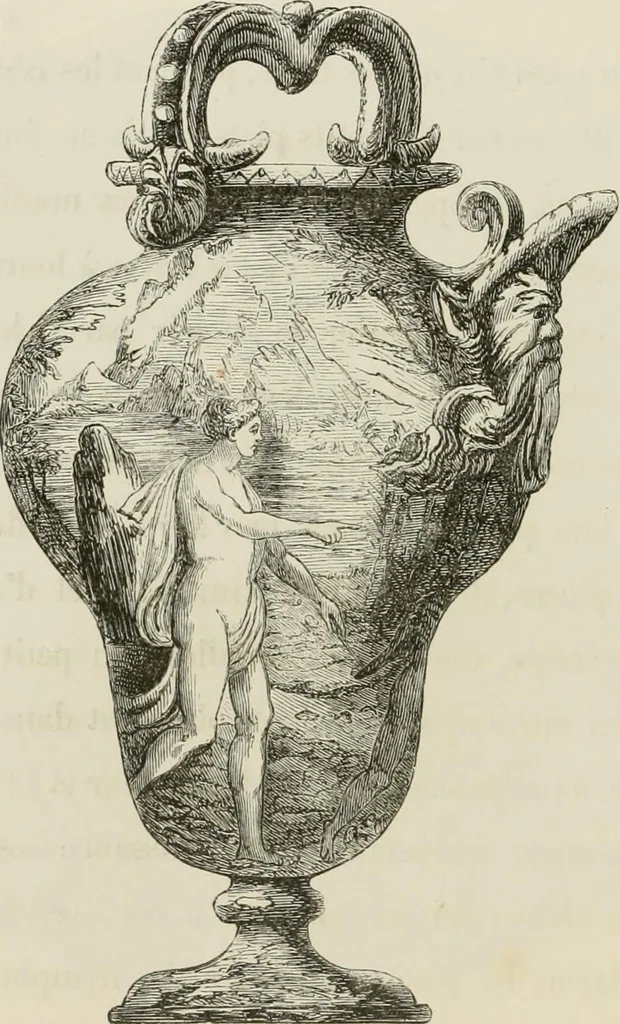 An illustration from Chefs-d'oeuvre des arts industriels; céramique -verrerie et vitraux-émaux-métaux-orfévrerie et bijouterie-tapisserie; deux cents gravures sur bois, 1866, leaf 101