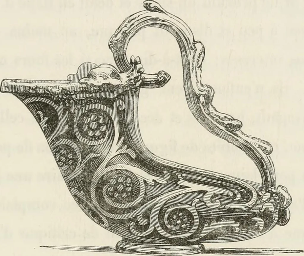 An illustration from Chefs-d'oeuvre des arts industriels; céramique -verrerie et vitraux-émaux-métaux-orfévrerie et bijouterie-tapisserie; deux cents gravures sur bois, 1866, leaf 106