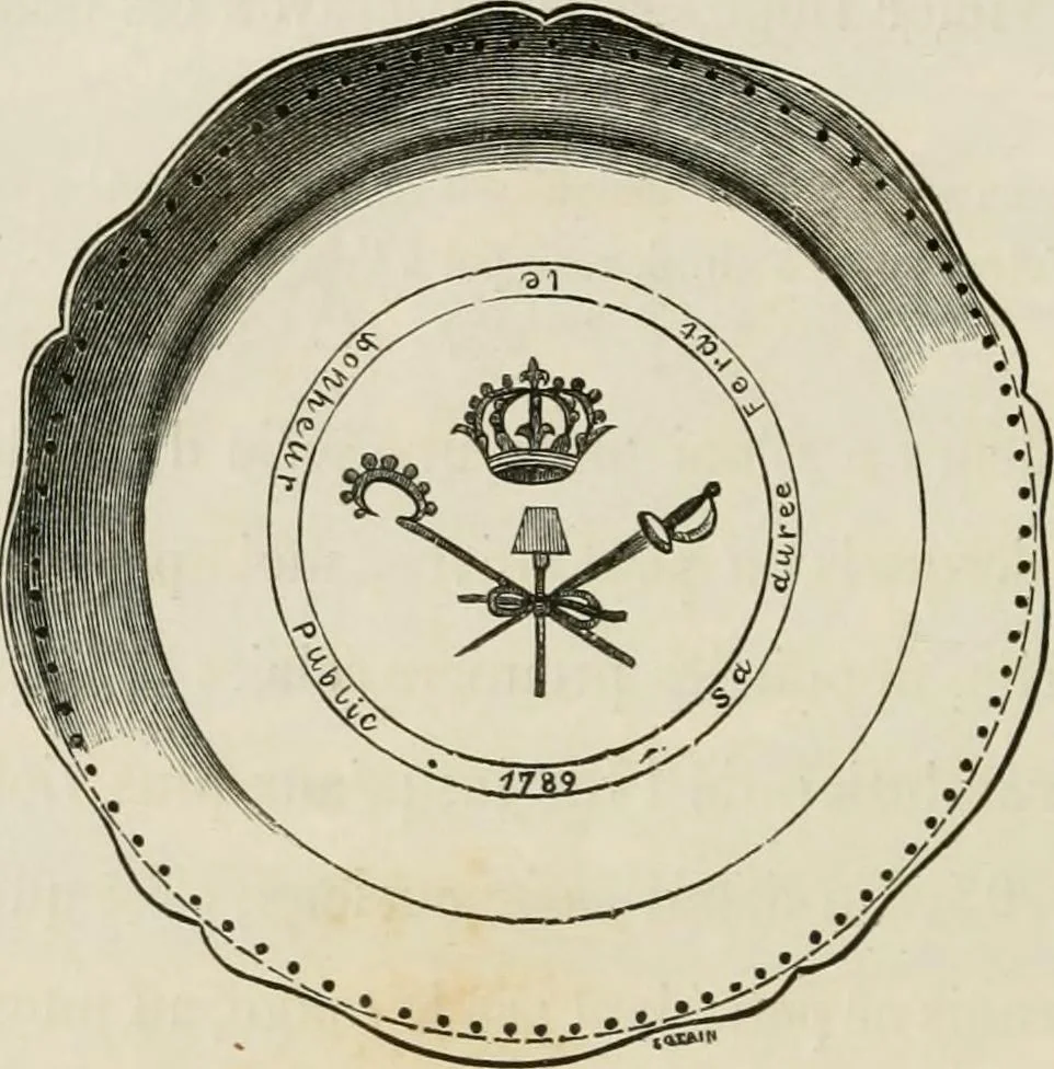 An illustration from Chefs-d'oeuvre des arts industriels; céramique -verrerie et vitraux-émaux-métaux-orfévrerie et bijouterie-tapisserie; deux cents gravures sur bois, 1866, leaf 157