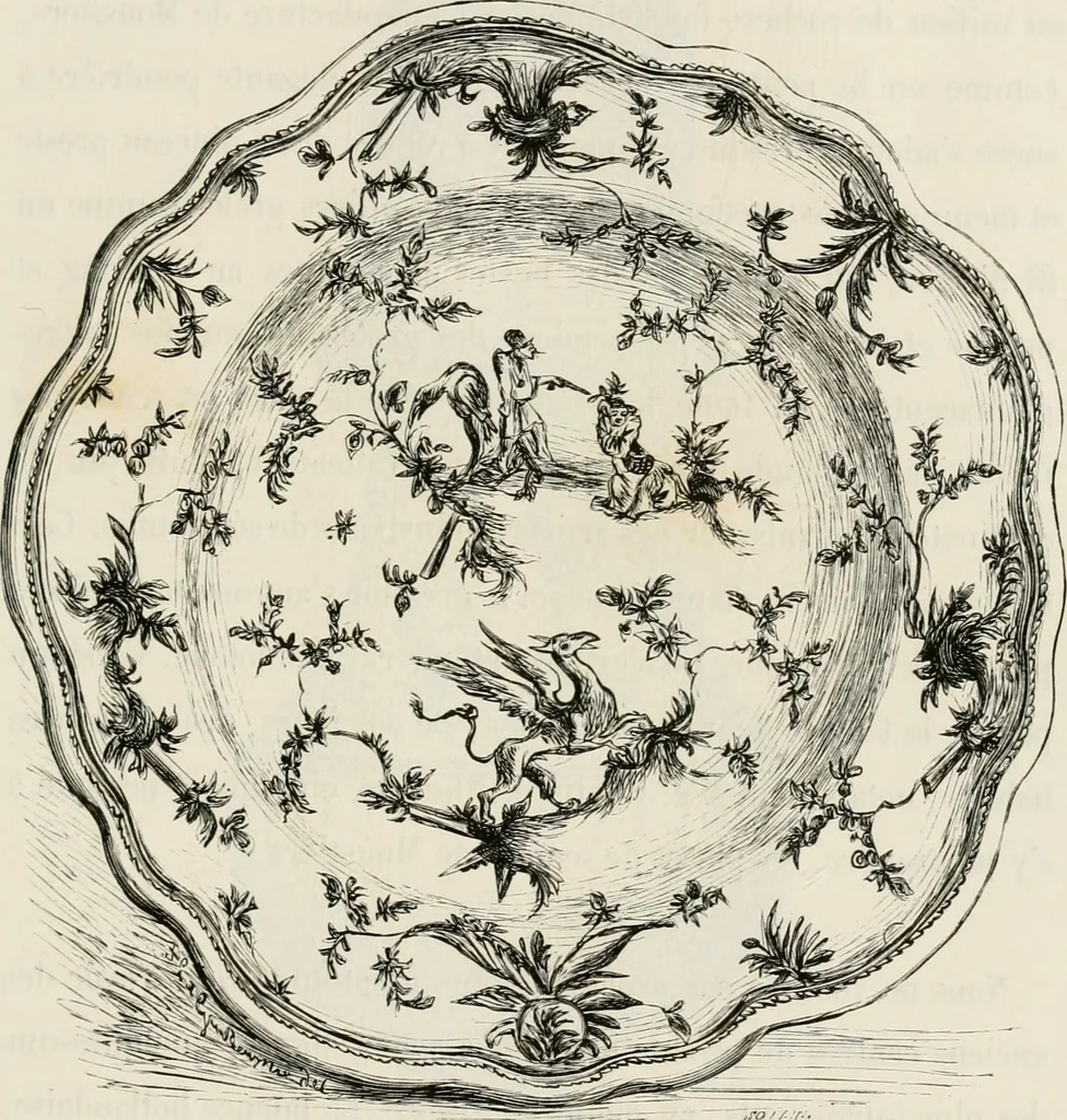 An illustration from Chefs-d'oeuvre des arts industriels; céramique -verrerie et vitraux-émaux-métaux-orfévrerie et bijouterie-tapisserie; deux cents gravures sur bois, 1866, leaf 168