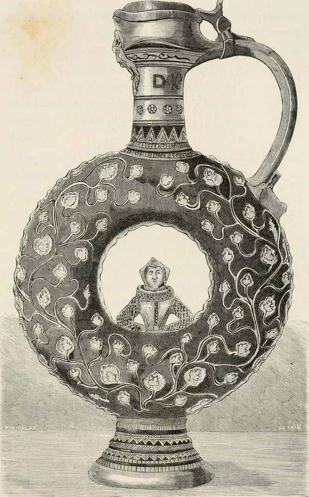 An illustration from Chefs-d'oeuvre des arts industriels; céramique -verrerie et vitraux-émaux-métaux-orfévrerie et bijouterie-tapisserie; deux cents gravures sur bois, 1866, leaf 198