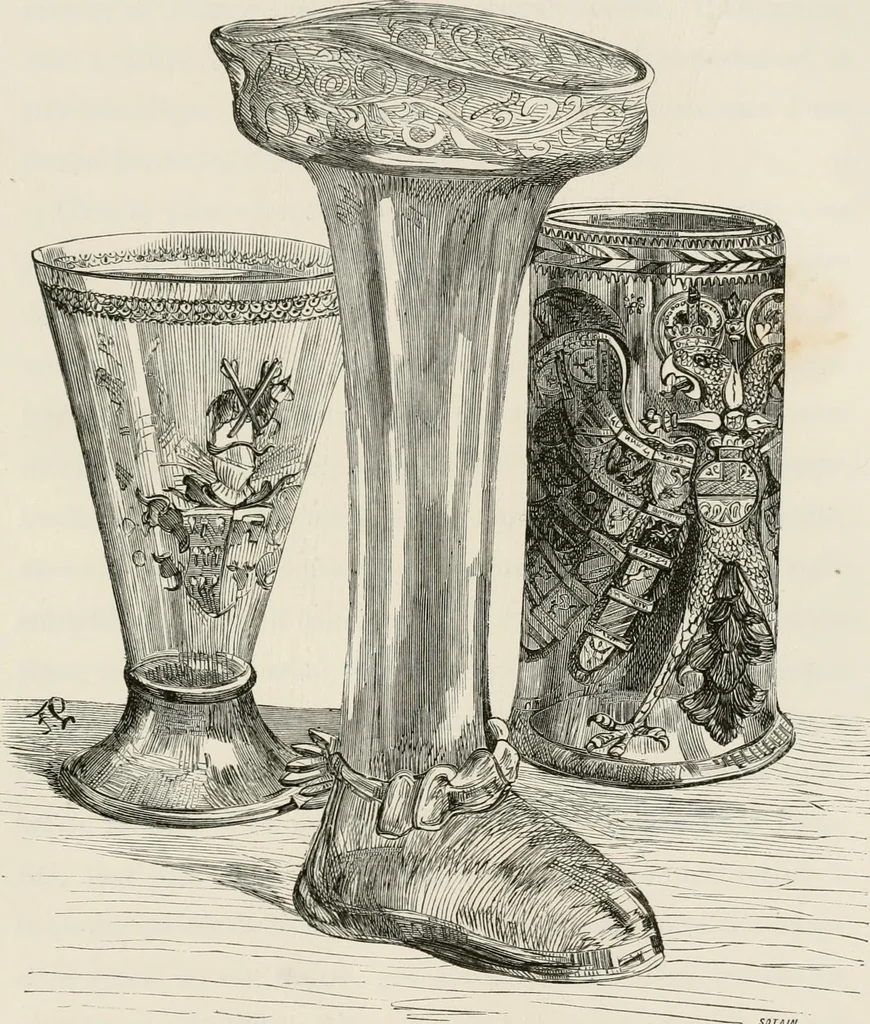 An illustration from Chefs-d'oeuvre des arts industriels; céramique -verrerie et vitraux-émaux-métaux-orfévrerie et bijouterie-tapisserie; deux cents gravures sur bois, 1866, leaf 290