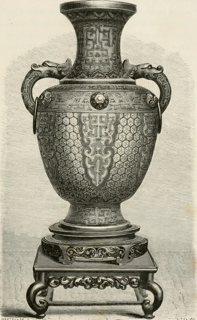 An illustration from Chefs-d'oeuvre des arts industriels; céramique -verrerie et vitraux-émaux-métaux-orfévrerie et bijouterie-tapisserie; deux cents gravures sur bois, 1866, leaf 342