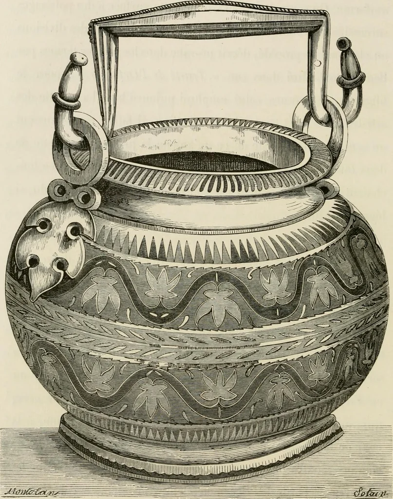 An illustration from Chefs-d'oeuvre des arts industriels; céramique -verrerie et vitraux-émaux-métaux-orfévrerie et bijouterie-tapisserie; deux cents gravures sur bois, 1866, leaf 347