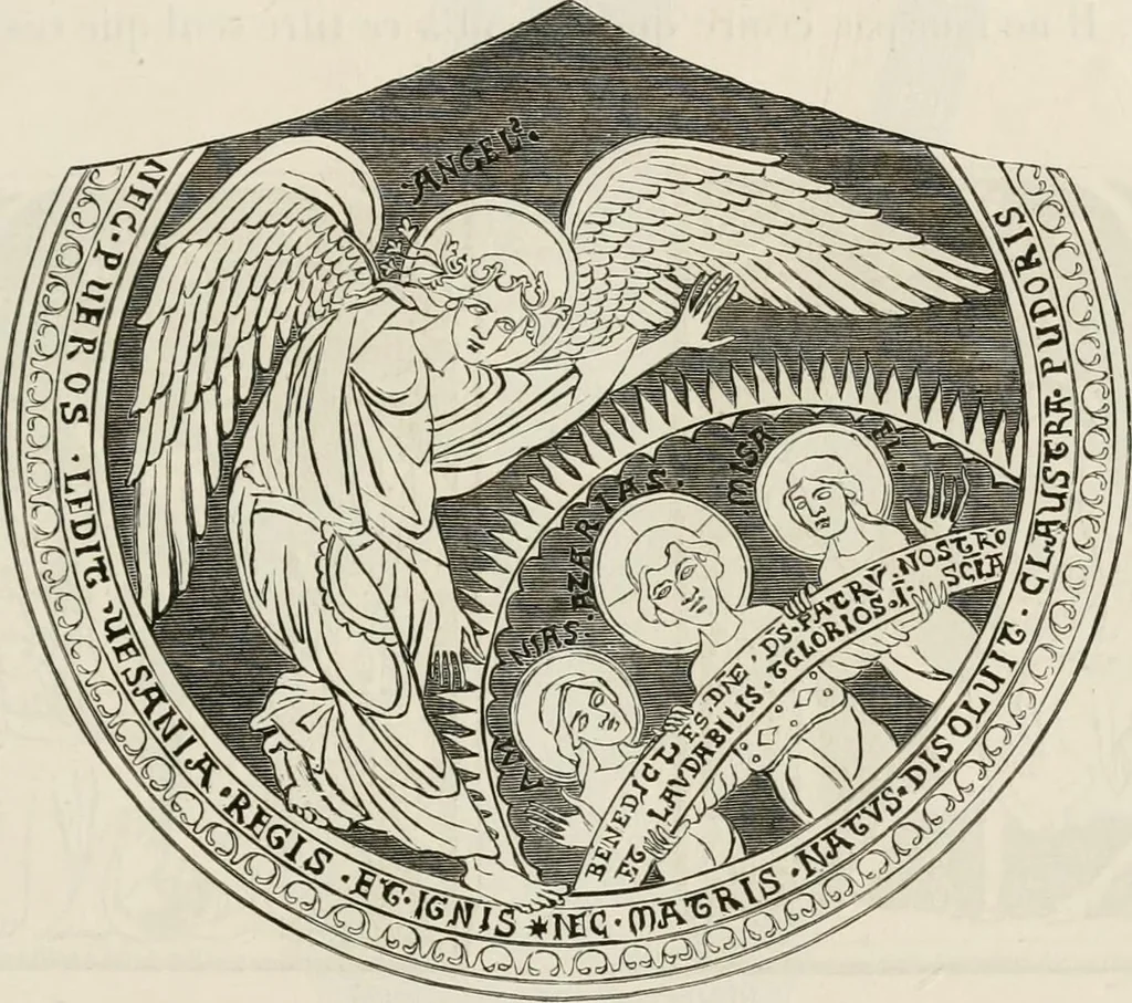 An illustration from Chefs-d'oeuvre des arts industriels; céramique -verrerie et vitraux-émaux-métaux-orfévrerie et bijouterie-tapisserie; deux cents gravures sur bois, 1866, leaf 348