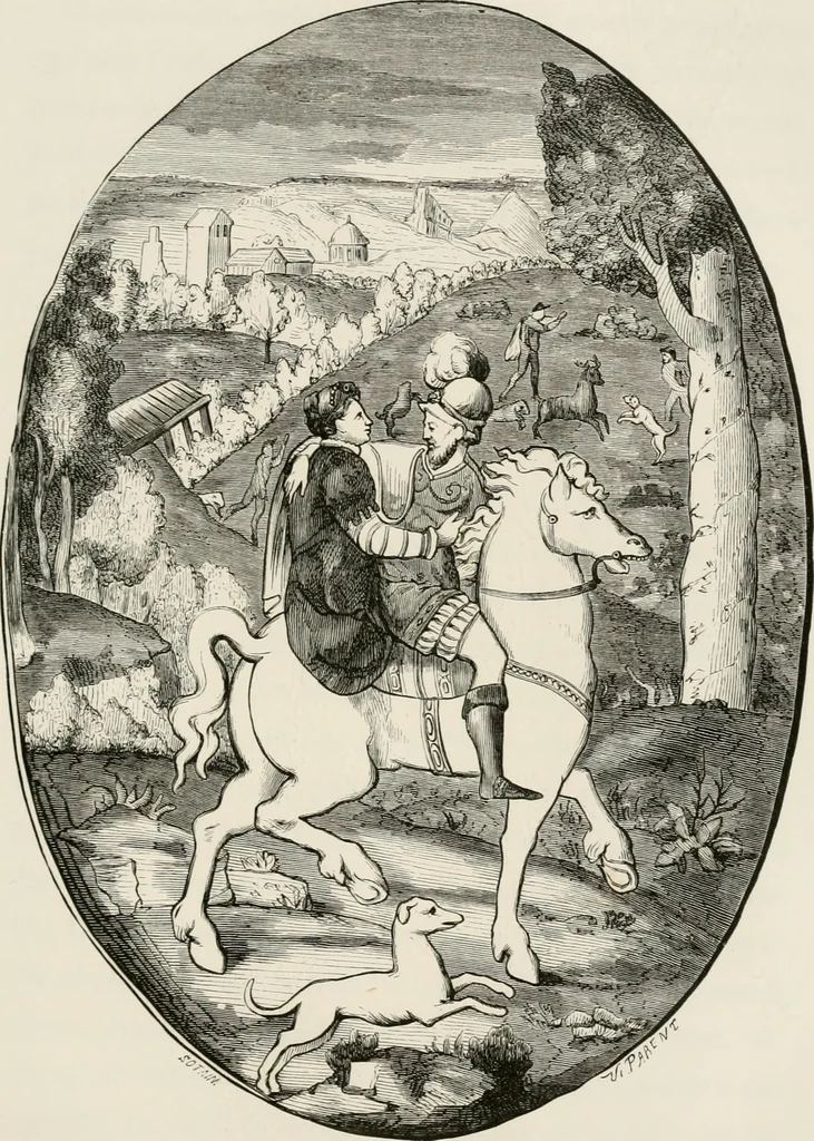 An illustration from Chefs-d'oeuvre des arts industriels; céramique -verrerie et vitraux-émaux-métaux-orfévrerie et bijouterie-tapisserie; deux cents gravures sur bois, 1866, leaf 354