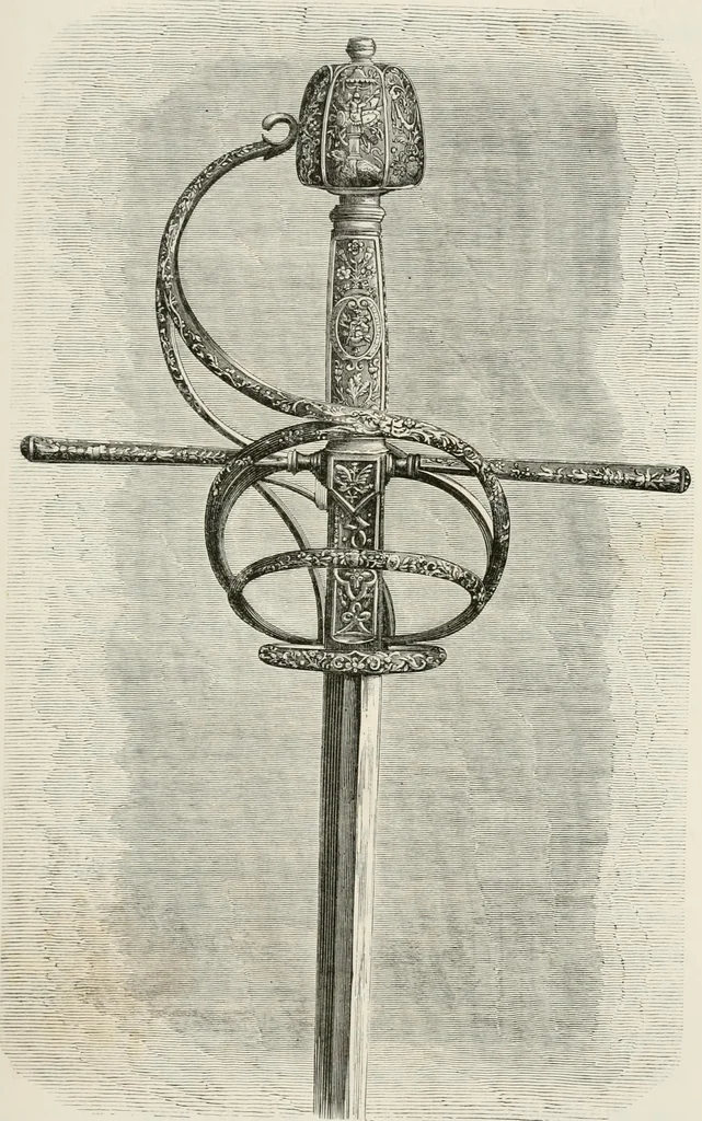 An illustration from Chefs-d'oeuvre des arts industriels; céramique -verrerie et vitraux-émaux-métaux-orfévrerie et bijouterie-tapisserie; deux cents gravures sur bois, 1866, leaf 402