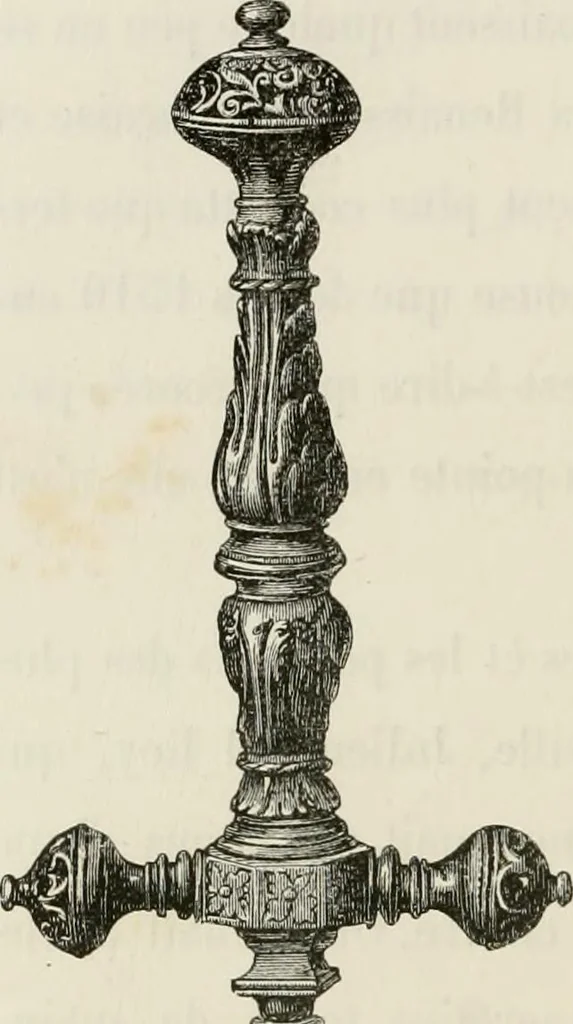 An illustration from Chefs-d'oeuvre des arts industriels; céramique -verrerie et vitraux-émaux-métaux-orfévrerie et bijouterie-tapisserie; deux cents gravures sur bois, 1866, leaf 405