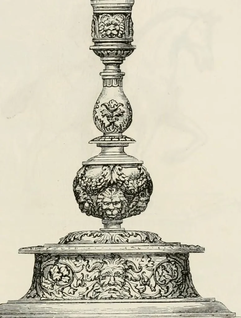 An illustration from Chefs-d'oeuvre des arts industriels; céramique -verrerie et vitraux-émaux-métaux-orfévrerie et bijouterie-tapisserie; deux cents gravures sur bois, 1866, leaf 424