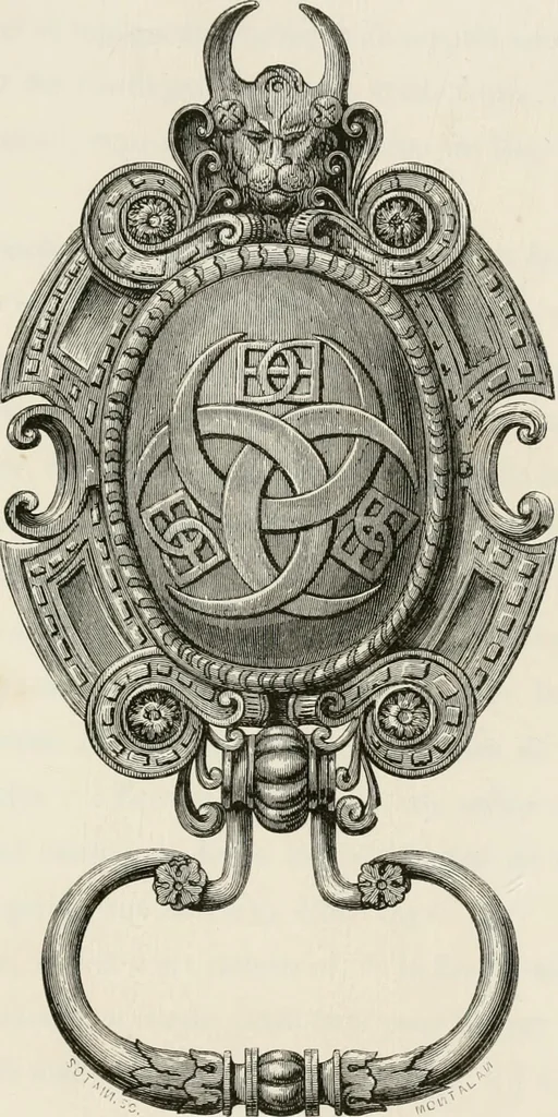 An illustration from Chefs-d'oeuvre des arts industriels; céramique -verrerie et vitraux-émaux-métaux-orfévrerie et bijouterie-tapisserie; deux cents gravures sur bois, 1866, leaf 446