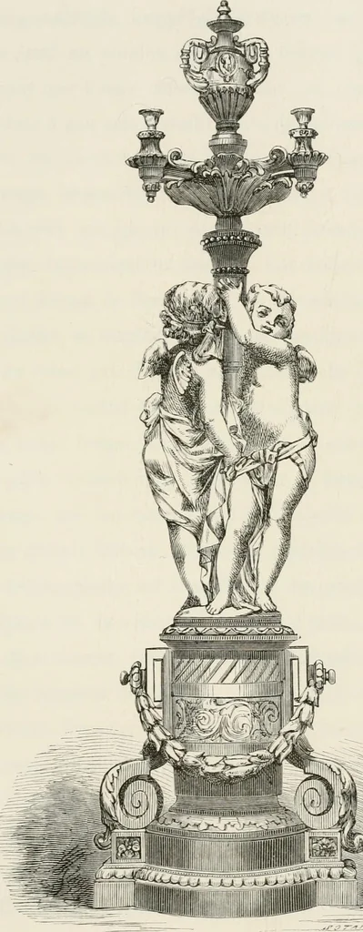An illustration from Chefs-d'oeuvre des arts industriels; céramique -verrerie et vitraux-émaux-métaux-orfévrerie et bijouterie-tapisserie; deux cents gravures sur bois, 1866, leaf 456