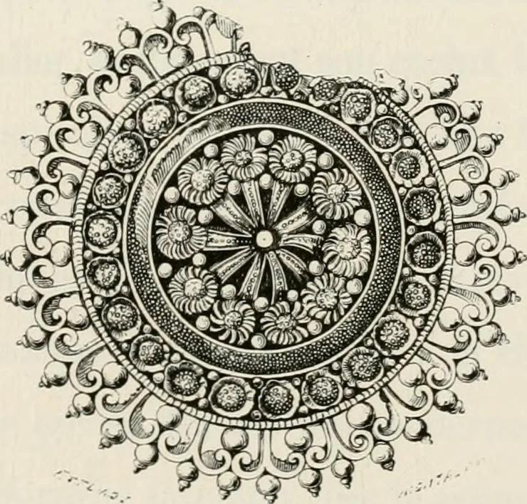 An illustration from Chefs-d'oeuvre des arts industriels; céramique -verrerie et vitraux-émaux-métaux-orfévrerie et bijouterie-tapisserie; deux cents gravures sur bois, 1866, leaf 478