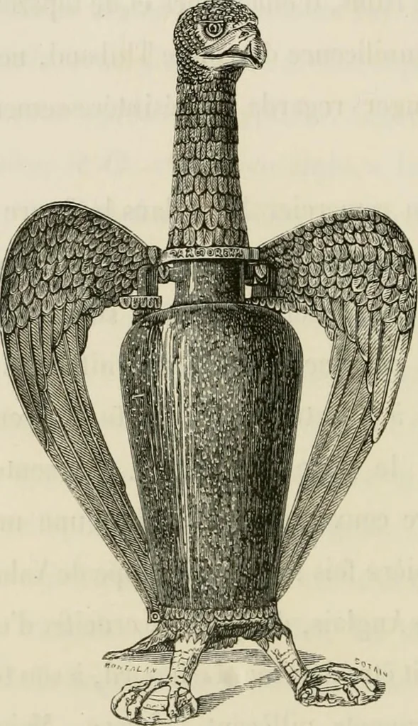 An illustration from Chefs-d'oeuvre des arts industriels; céramique -verrerie et vitraux-émaux-métaux-orfévrerie et bijouterie-tapisserie; deux cents gravures sur bois, 1866, leaf 495