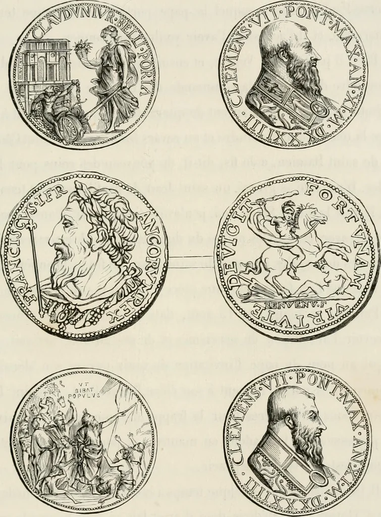 An illustration from Chefs-d'oeuvre des arts industriels; céramique -verrerie et vitraux-émaux-métaux-orfévrerie et bijouterie-tapisserie; deux cents gravures sur bois, 1866, leaf 526