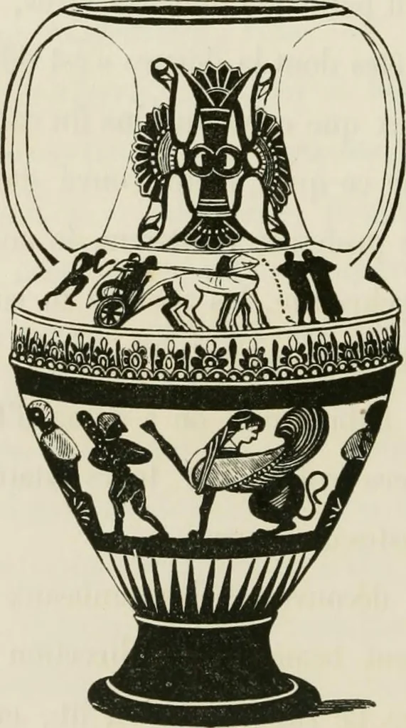 An illustration from Chefs-d'oeuvre des arts industriels; céramique -verrerie et vitraux-émaux-métaux-orfévrerie et bijouterie-tapisserie; deux cents gravures sur bois, 1866, leaf 55