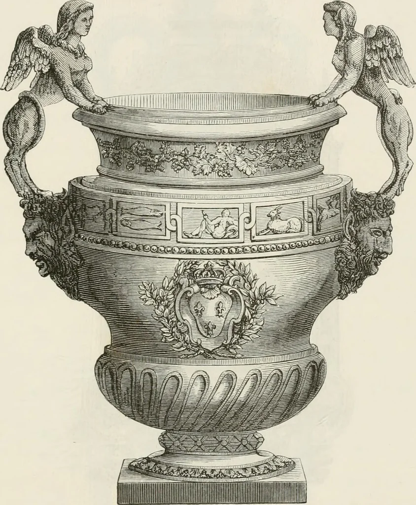 An illustration from Chefs-d'oeuvre des arts industriels; céramique -verrerie et vitraux-émaux-métaux-orfévrerie et bijouterie-tapisserie; deux cents gravures sur bois, 1866, leaf 562