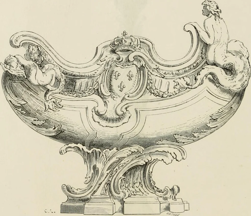 An illustration from Chefs-d'oeuvre des arts industriels; céramique -verrerie et vitraux-émaux-métaux-orfévrerie et bijouterie-tapisserie; deux cents gravures sur bois, 1866, leaf 569