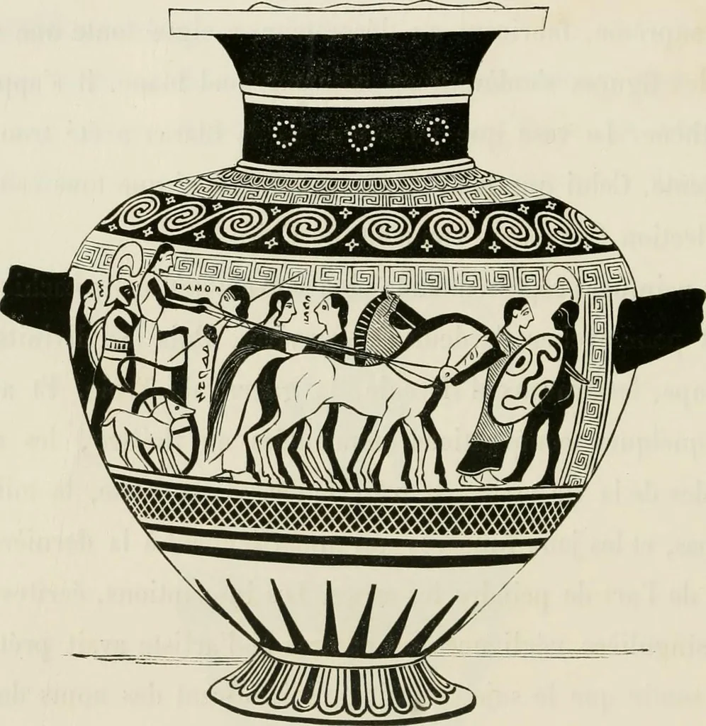 An illustration from Chefs-d'oeuvre des arts industriels; céramique -verrerie et vitraux-émaux-métaux-orfévrerie et bijouterie-tapisserie; deux cents gravures sur bois, 1866, leaf 57