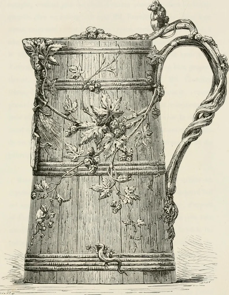 An illustration from Chefs-d'oeuvre des arts industriels; céramique -verrerie et vitraux-émaux-métaux-orfévrerie et bijouterie-tapisserie; deux cents gravures sur bois, 1866, leaf 572