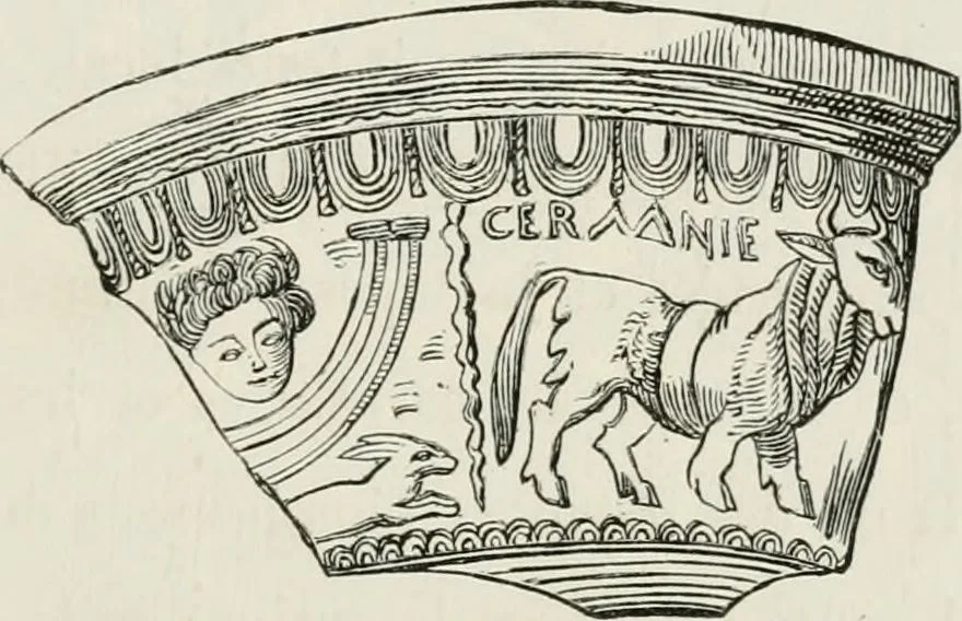 An illustration from Chefs-d'oeuvre des arts industriels; céramique -verrerie et vitraux-émaux-métaux-orfévrerie et bijouterie-tapisserie; deux cents gravures sur bois, 1866, leaf 58