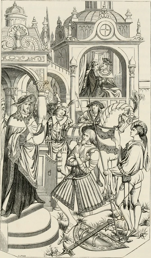 An illustration from Chefs-d'oeuvre des arts industriels; céramique -verrerie et vitraux-émaux-métaux-orfévrerie et bijouterie-tapisserie; deux cents gravures sur bois, 1866, leaf 590