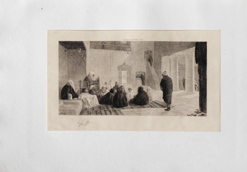 An illustration from The Chefs-d'oœvre, 1900, leaf 30