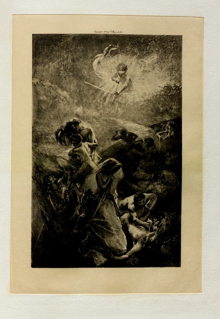 An illustration from The Chefs-d'oœvre, 1900, leaf 185