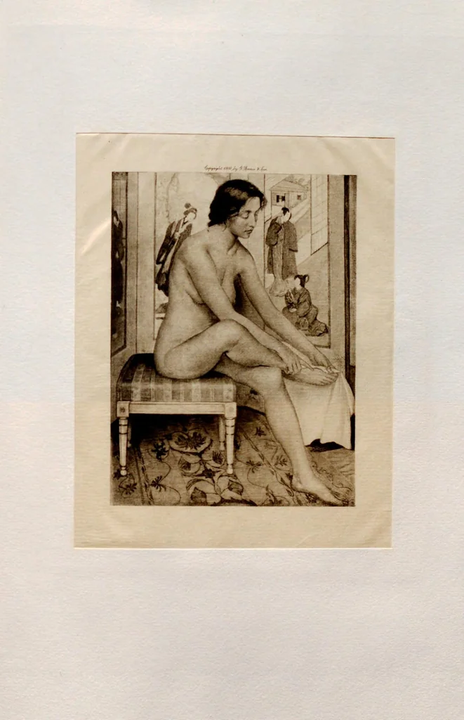 An illustration from The Chefs-d'oœvre, 1900, leaf 55