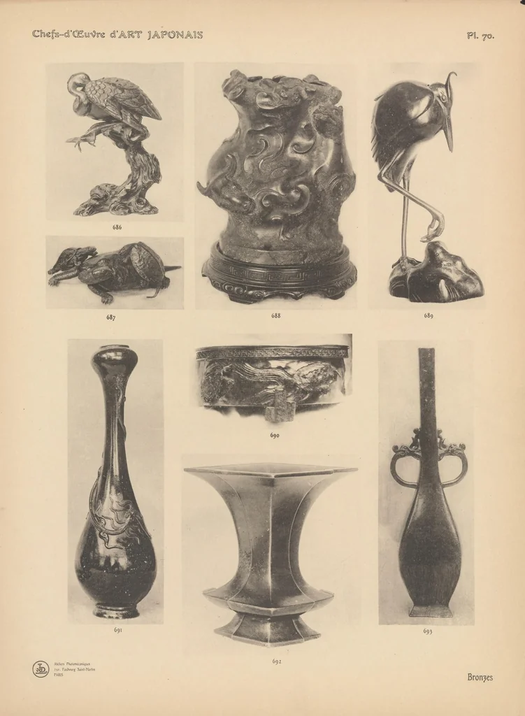 An illustration from Chefs-d'œuvre d'art japonais, 1905, leaf 104