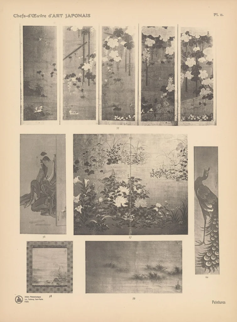 An illustration from Chefs-d'œuvre d'art japonais, 1905, leaf 45