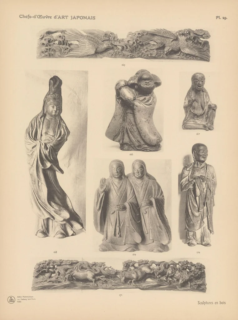 An illustration from Chefs-d'œuvre d'art japonais, 1905, leaf 63
