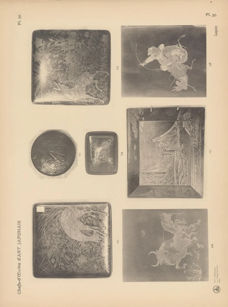 An illustration from Chefs-d'œuvre d'art japonais, 1905, leaf 69