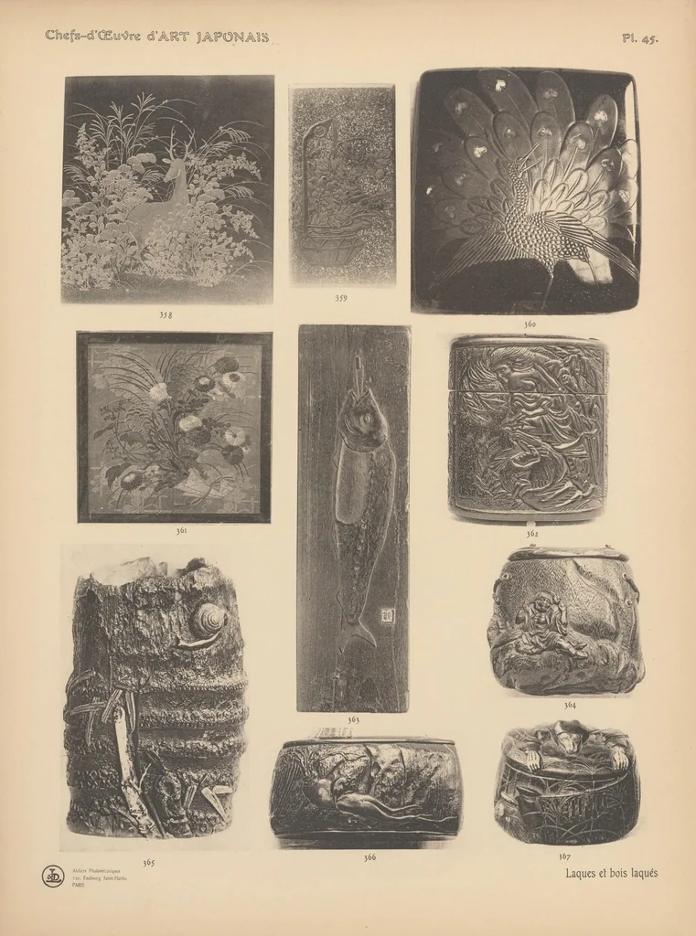 An illustration from Chefs-d'œuvre d'art japonais, 1905, leaf 79