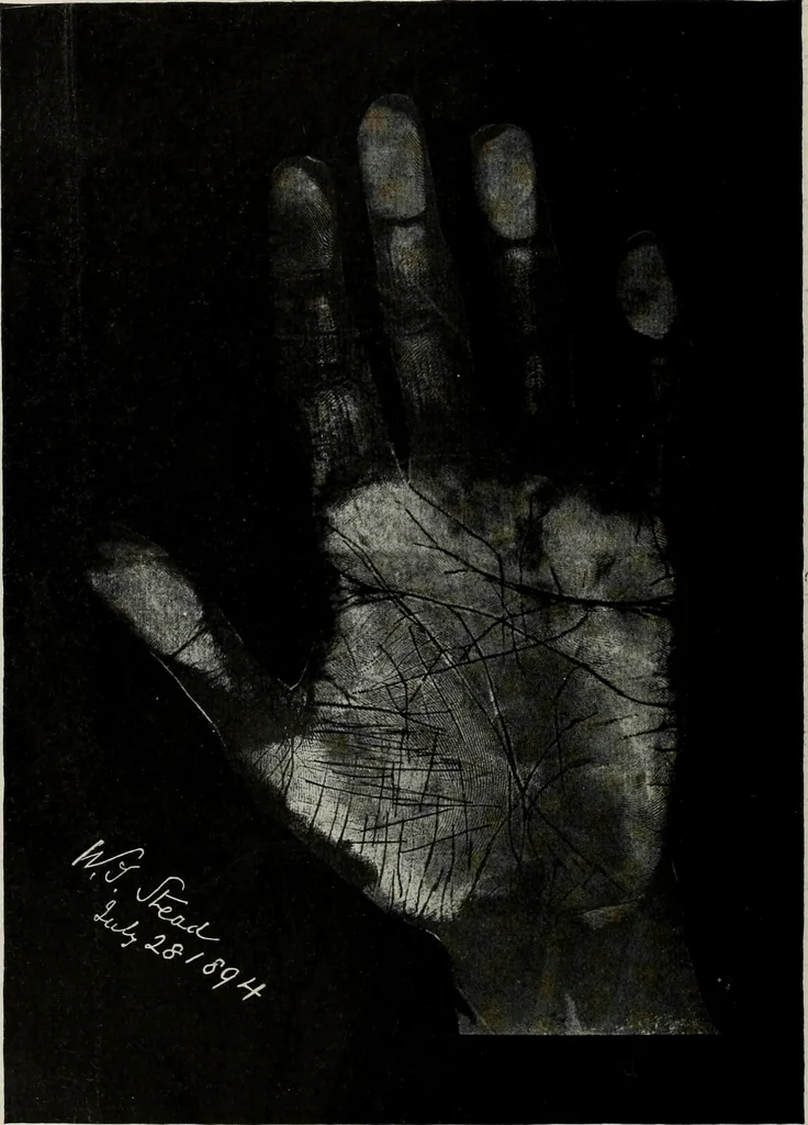 An illustration from Cheiro's language of the hand : complete practical work on the sciences of cheirognomy and cheiromancy, containing the system, rules, and experience of Cheiro [pseud.] fifty-five full-page illustrations, and over two hundred engravings of lines, mounts, and marks, 1900, leaf 239