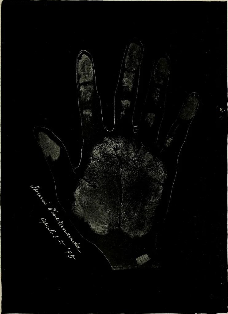 An illustration from Cheiro's language of the hand : complete practical work on the sciences of cheirognomy and cheiromancy, containing the system, rules, and experience of Cheiro [pseud.] fifty-five full-page illustrations, and over two hundred engravings of lines, mounts, and marks, 1900, leaf 248