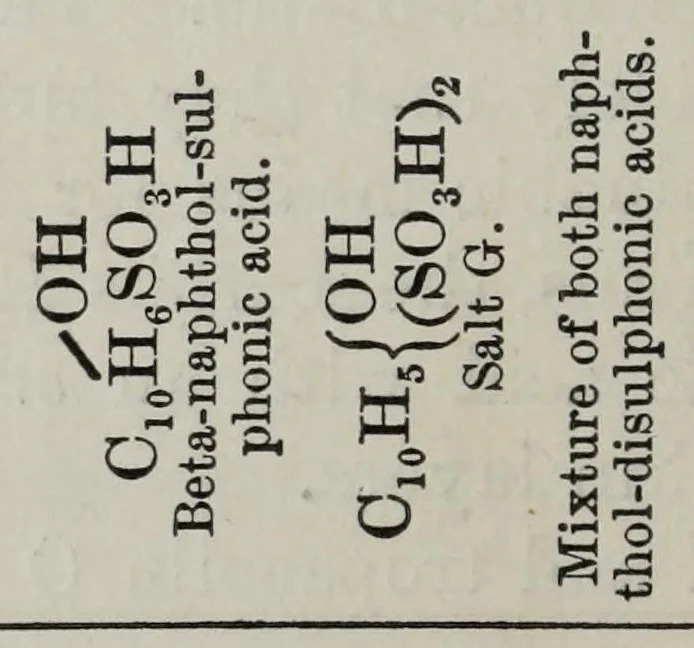 An illustration from The chemistry of the coal-tar colours, 1886, leaf 204