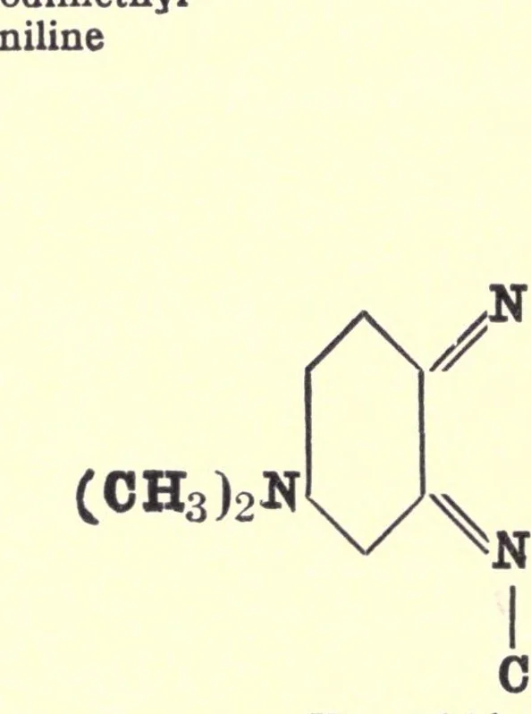 An illustration from The chemistry of the coal-tar dyes, 1919, leaf 340