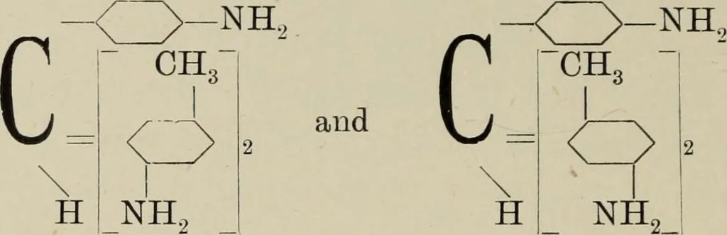 An illustration from Chemistry of dye-stuffs, 1903, leaf 155