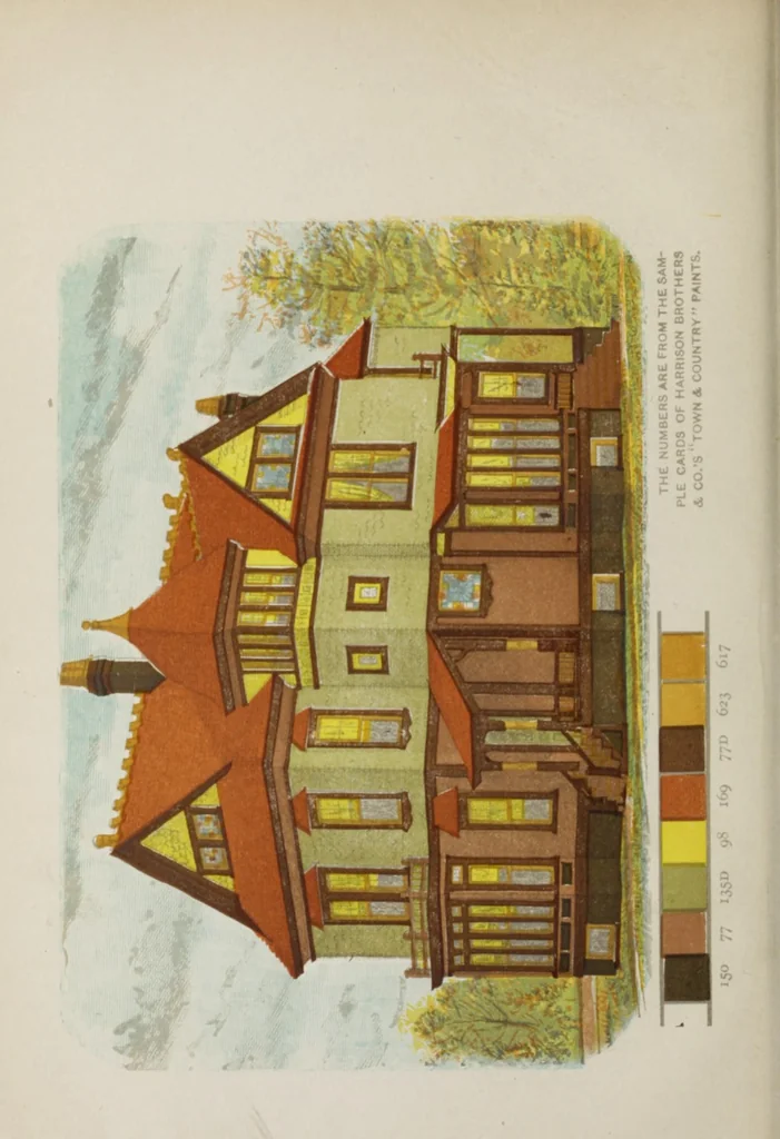 An illustration from The chemistry of paints, or, a partial description of the Harrison white lead, color and chemical works with a practical treatise on painting, 1890, leaf 18