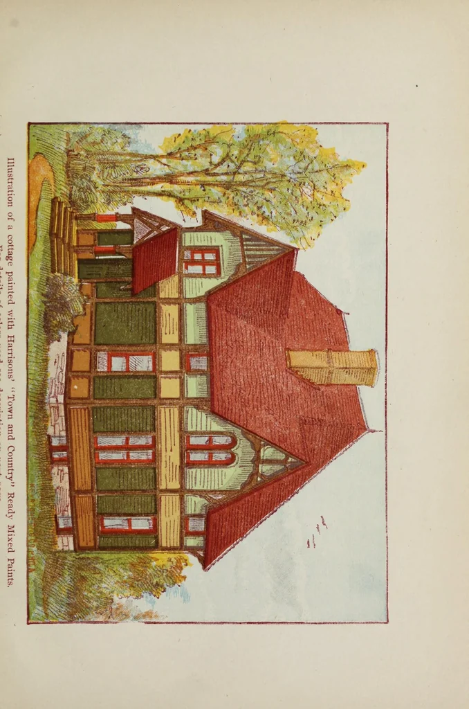 An illustration from The chemistry of paints, or, a partial description of the Harrison white lead, color and chemical works with a practical treatise on painting, 1890, leaf 57