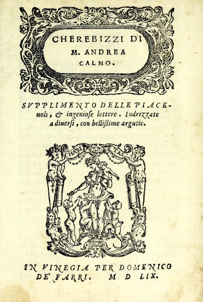 An illustration from Cherebizzi, 1559, leaf 5