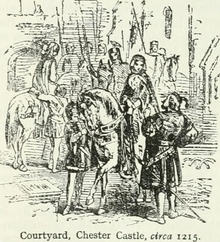 An illustration from Cheshire, its traditions and history, including a record of the rise and progress of freemasonry in this ancient province, 1920, leaf 125