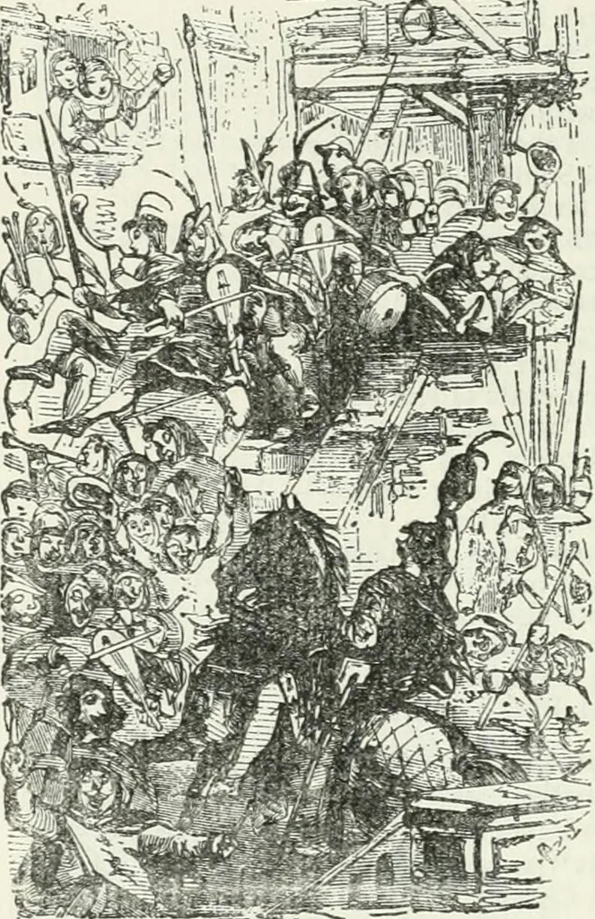 An illustration from Cheshire, its traditions and history, including a record of the rise and progress of freemasonry in this ancient province, 1920, leaf 127